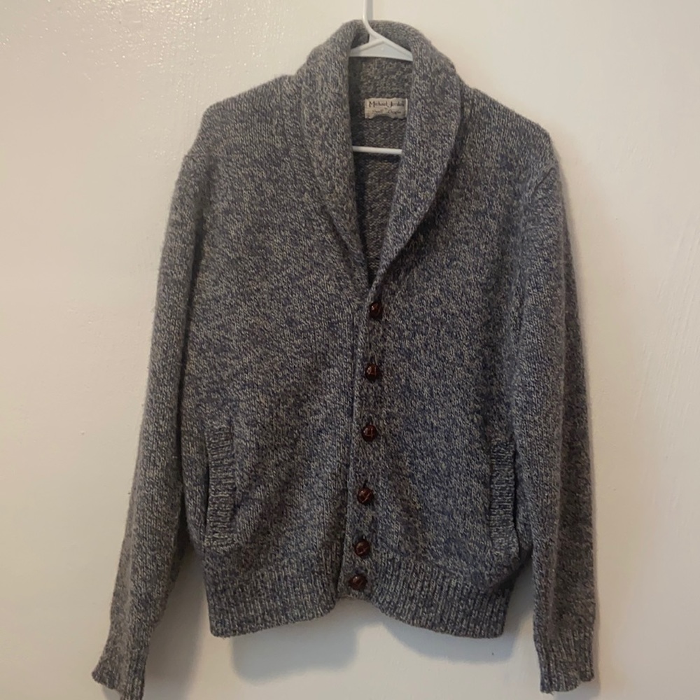 Micheal Jordan by Lowell Dreyfus Wool Sweater, tiny hole by left elbow. Easy fix